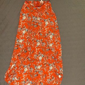 Gianni Bini floral print maxi skirt